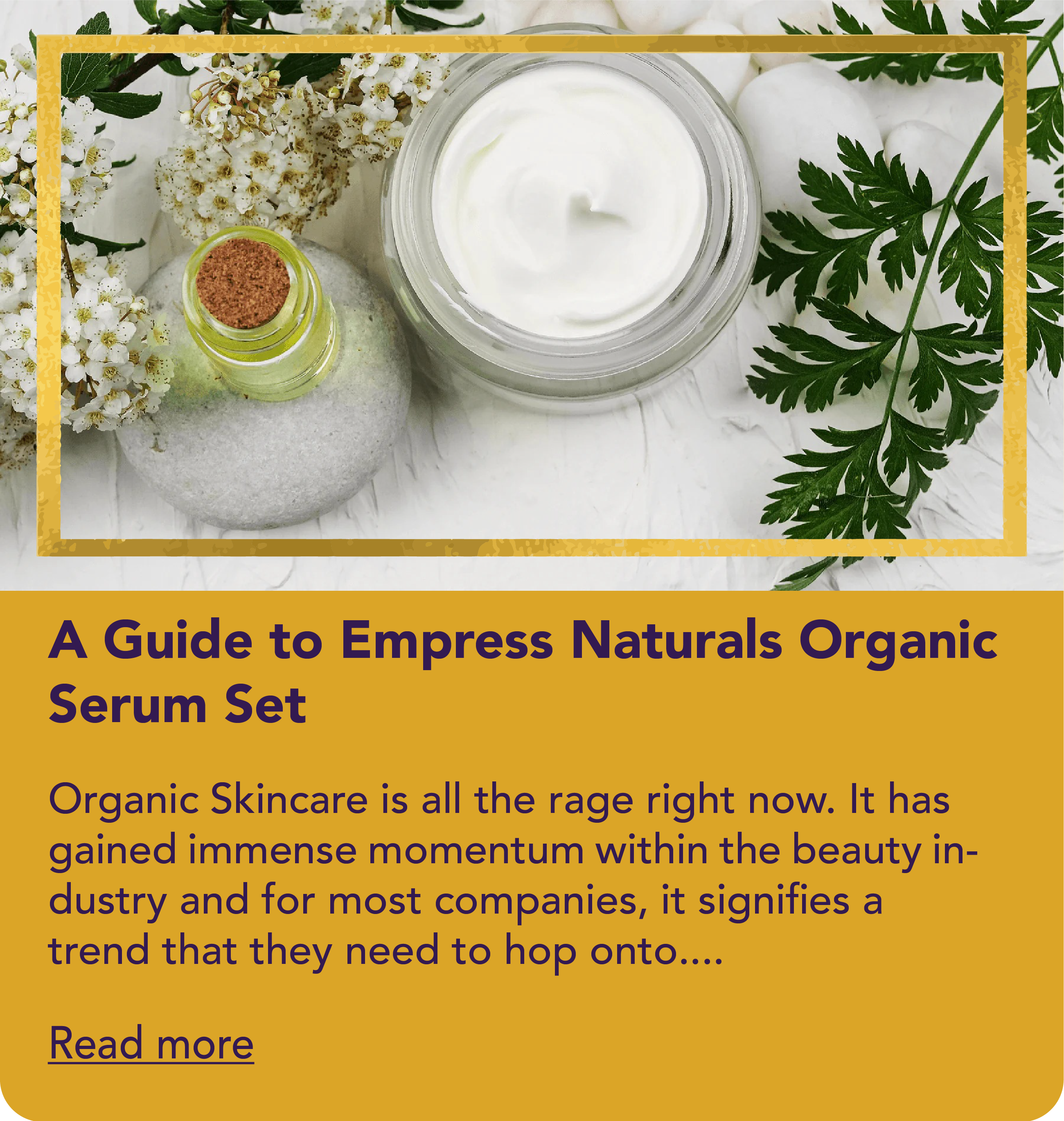 A Buyer's guide to Empress Naturals Skincare products