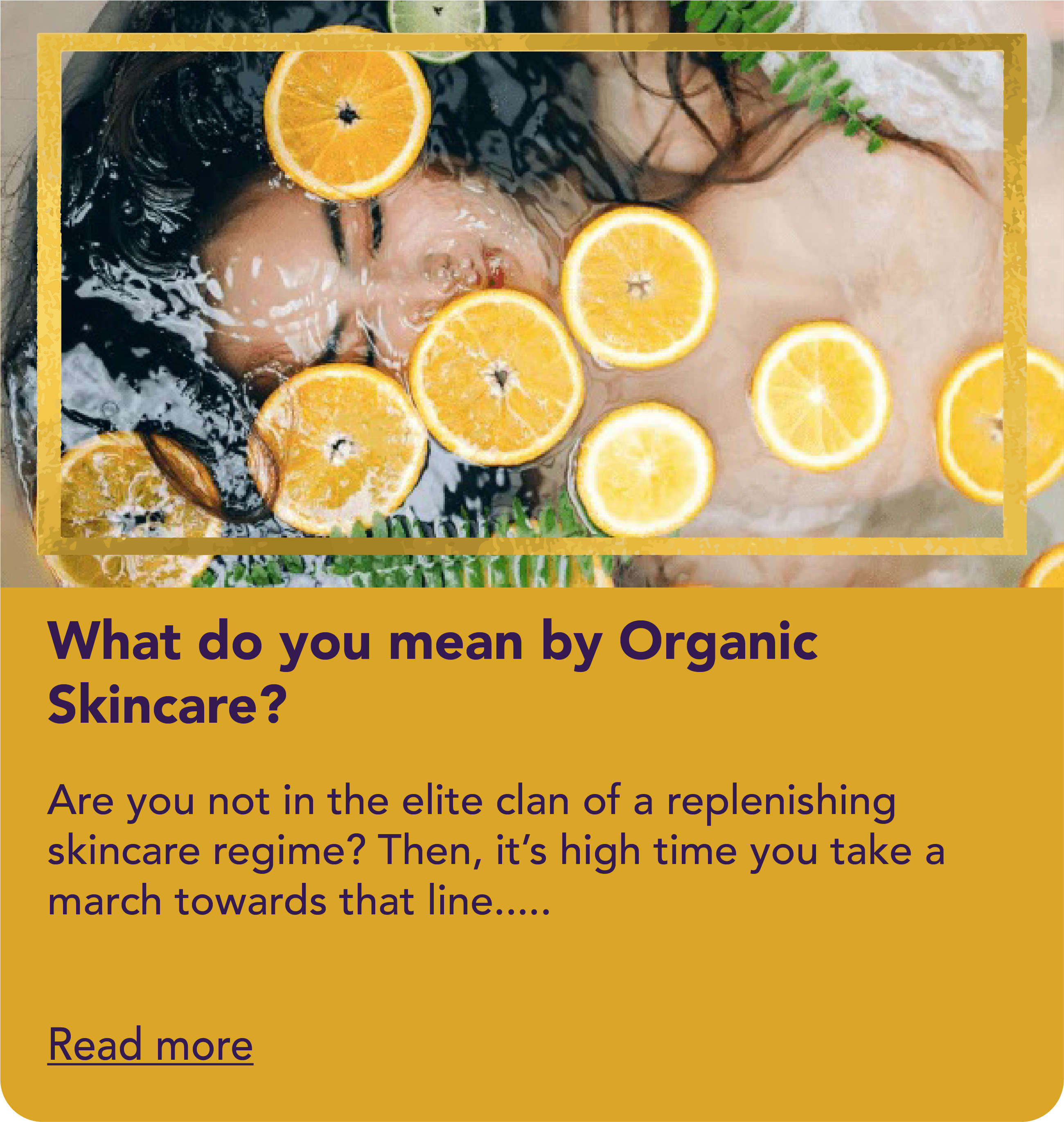 What do you mean by Organic Skincare
