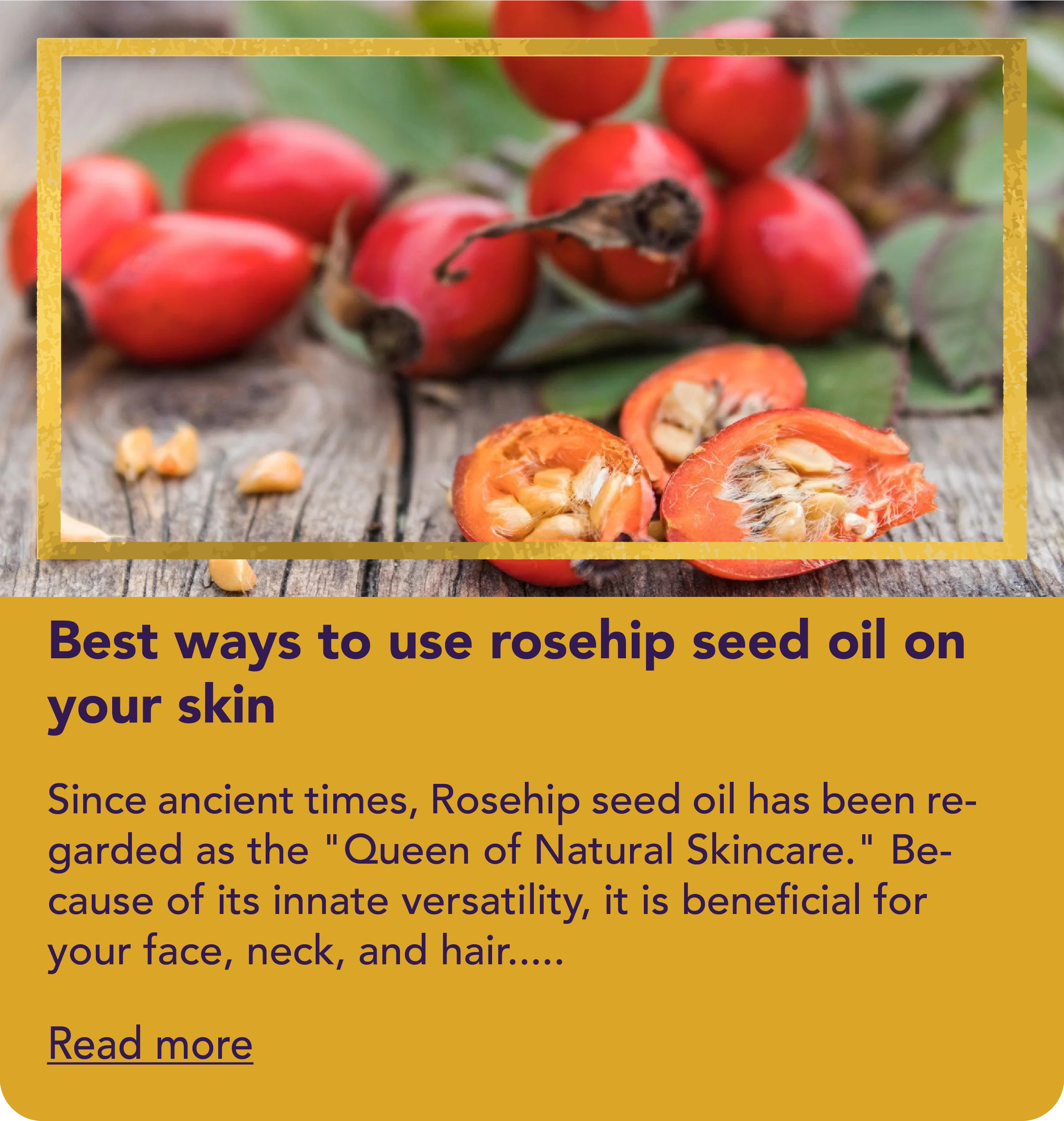 Best ways to use rosehip seed oil on your skin