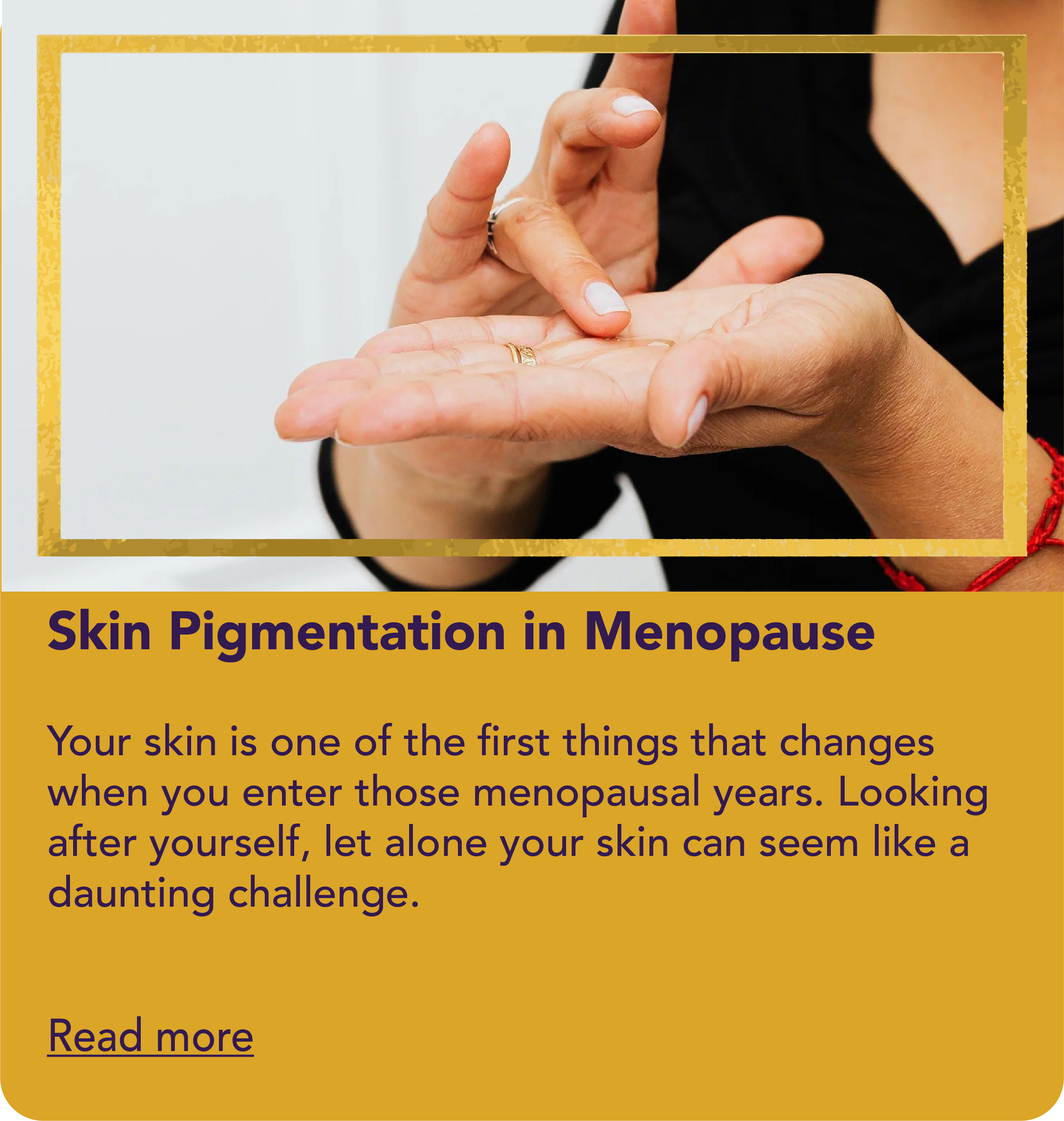 Skin Pigmentation in Menopause