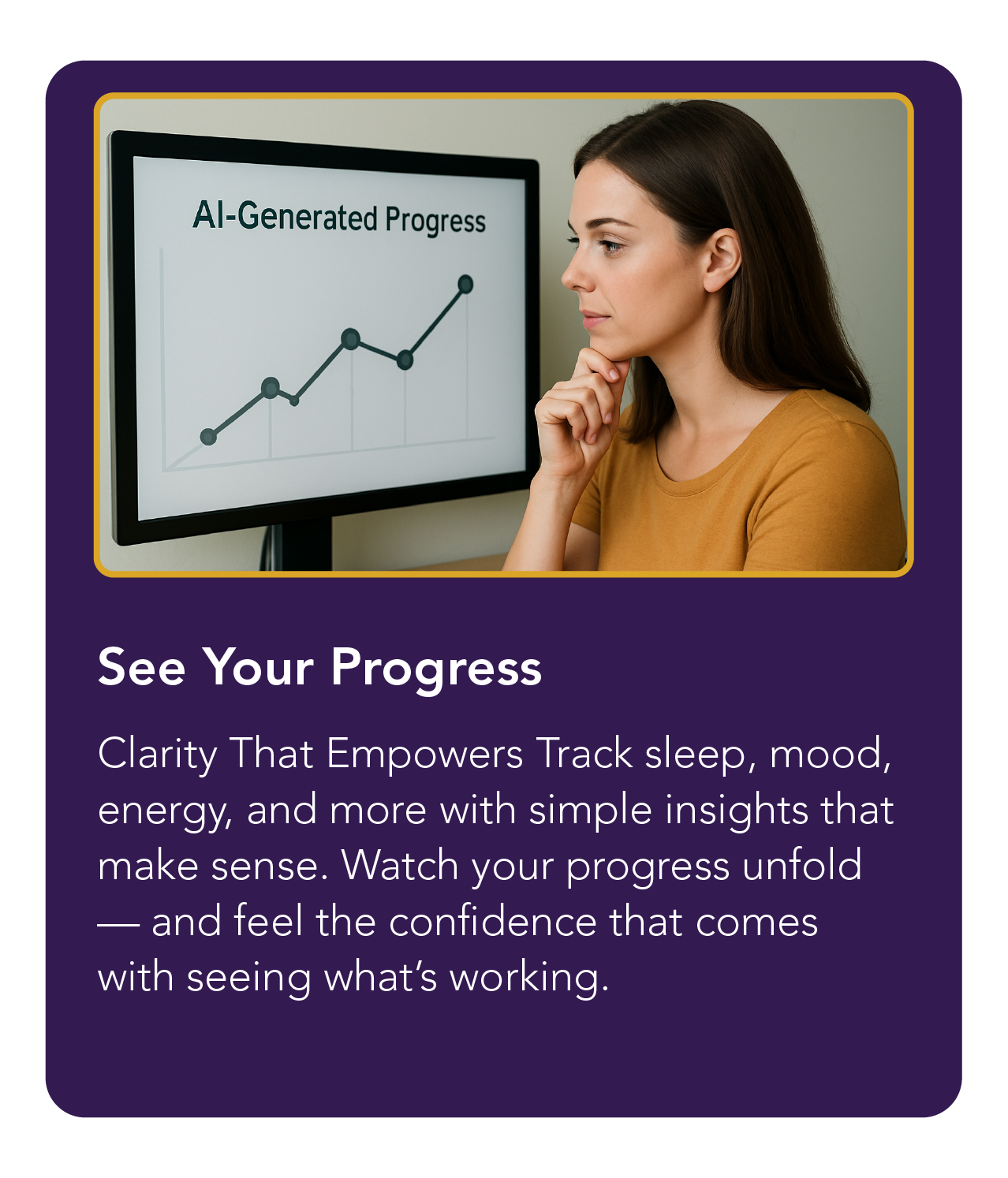 See Your Progress — simple insights that make sense