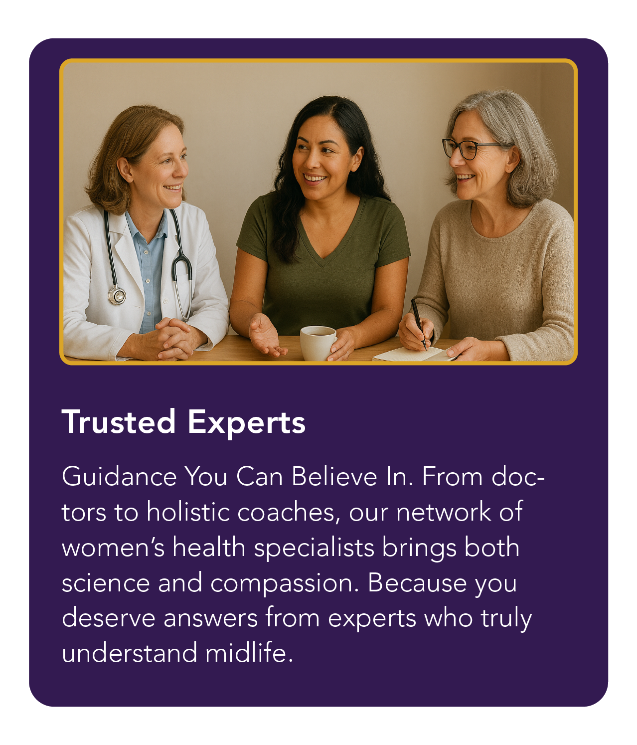 Trusted Experts — science and compassion