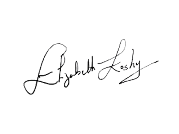 Elizabeth Koshy Signature